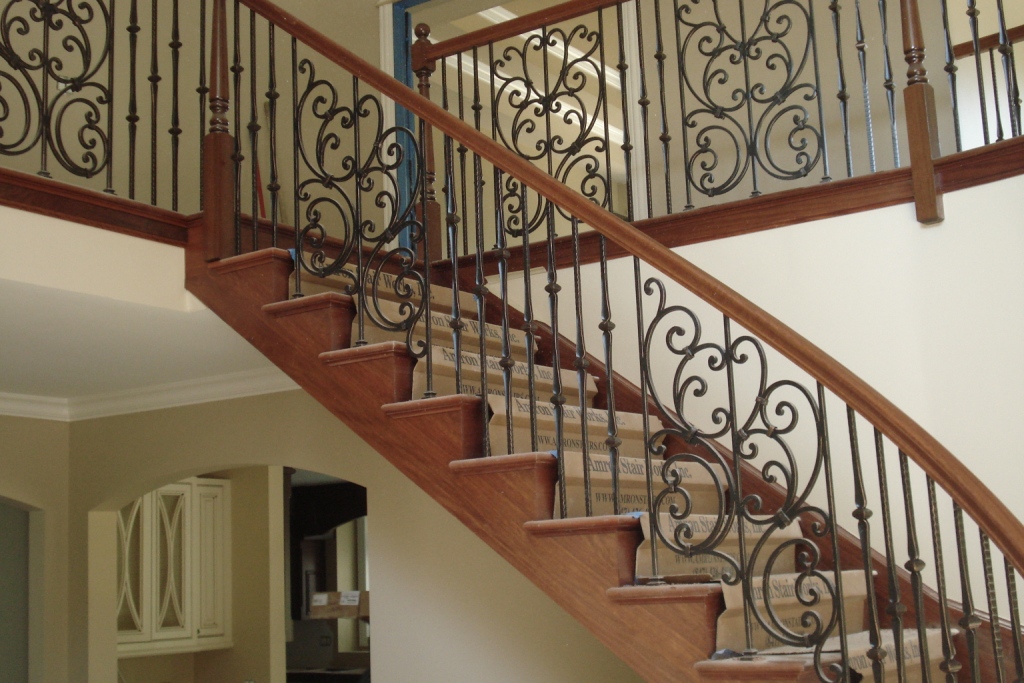 Wood Spiral And Curve Staircase Design Amron Stair Works