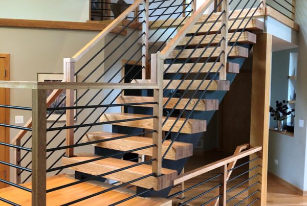 Wood Spiral And Curve Staircase Design Amron Stair Works